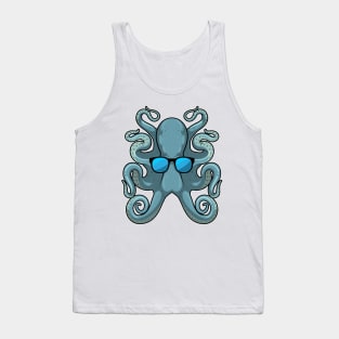 Octopus with Sunglasses Tank Top